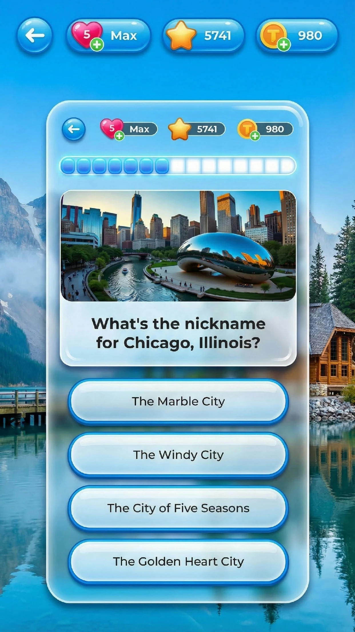 IQ & brain test: Triviascapes screenshot